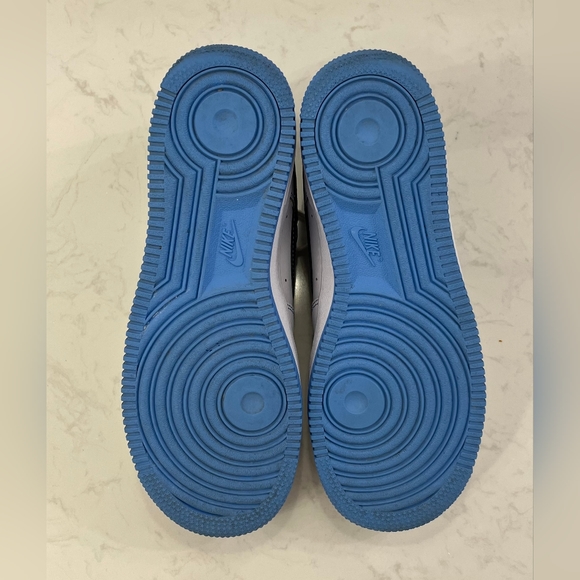 Nike Air Force 1 Low S50 White University Blue (GS) size 7Y - Picture 5 of 6